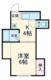 第二葉和ハイツ【102号室】の間取り