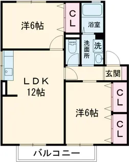 エストセジュール A【2階】の間取り