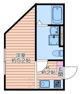町屋PrimeCourt【204号室】の間取り