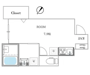 BESTRESIDENCE綾瀬【102号室】の間取り