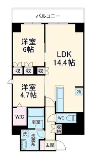 Win Deer 西船橋【7階】の間取り