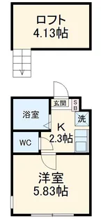 フェリーチェ橋本【2階】の間取り