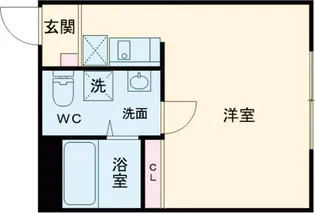 Claudia Shibamata【1階】の間取り