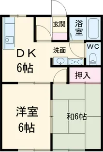 タイコーポC【1階】の間取り