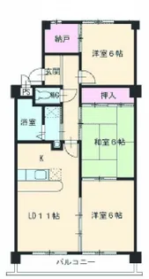 ファミール小幡【1階】の間取り