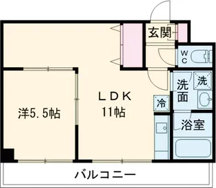 ルラック・サンアイ【305号室】の間取り