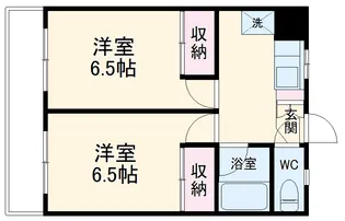 エルマーナ春日【4階】の間取り