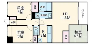 TAM’S COURT【2階】の間取り