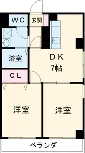シュゼル八王子【7階】の間取り