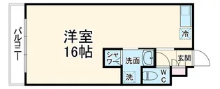 岩田ビル【2階】の間取り