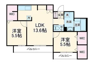 BELLE GRACE【3階】の間取り