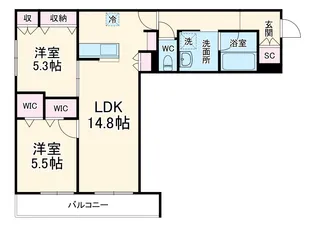 Belle Grace【3階】の間取り