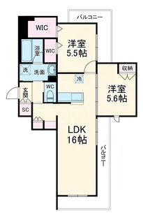 Belle Grace【3階】の間取り