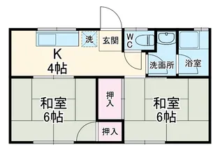 むら山荘【201号室】の間取り