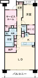 シティハウス吉祥寺北町【516号室】の間取り