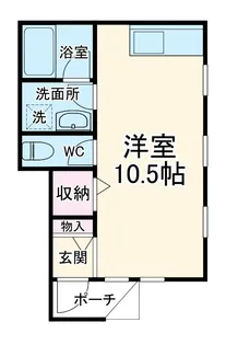 CASA MODERNO【1階】の間取り