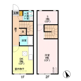 メゾンプランドール【1階】の間取り
