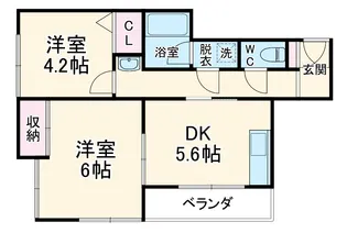 鎌倉ピュアハイム【2階】の間取り