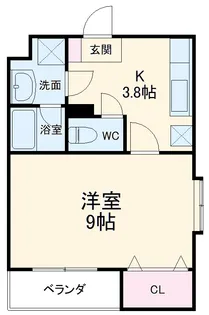 クレアール【1階】の間取り