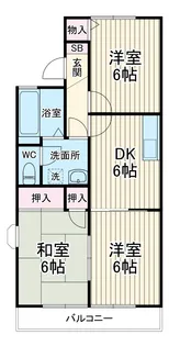 セジュールネオサイト I【2階】の間取り