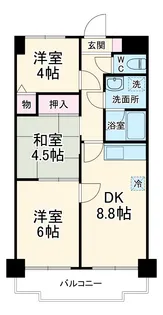 センチュリー浦和【1階】の間取り