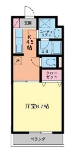 シーグランドゥール【305号室】の間取り