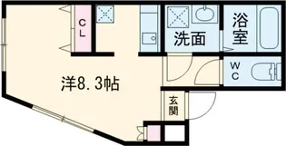 パレス池袋本町【202号室】の間取り