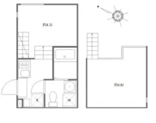 ロゼフォレスト【1階】の間取り