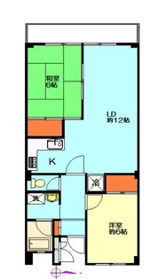 ライブリー三田【3階】の間取り