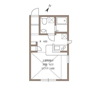 プリマ シエル 藤が丘【1階】の間取り