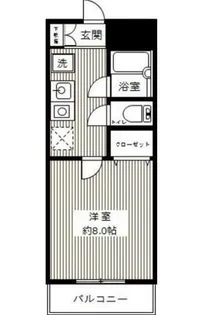 ベルデ北千束【5階】の間取り