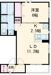 Domir Ebara【2階】の間取り