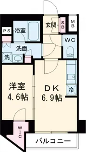ジェノヴィア北池袋スカイガーデン【4階】の間取り
