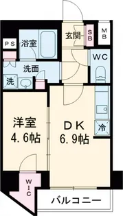 ジェノヴィア北池袋スカイガーデン【2階】の間取り