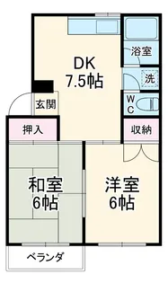 ドリームハイツ【205号室】の間取り
