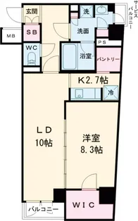 ジェノヴィア北池袋スカイガーデン【3階】の間取り