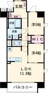 LUXENA船堀【10階】の間取り
