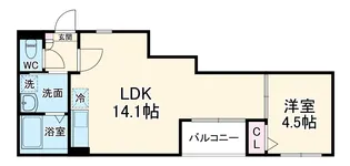 Jack kaimeiⅠ【1階】の間取り
