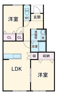 ラヴィータ2号【1階】の間取り