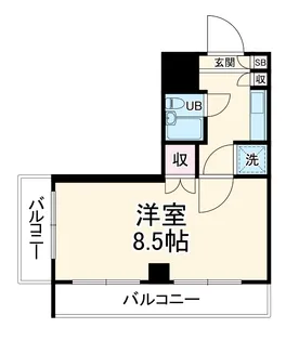 ジョイフル関内【6階】の間取り