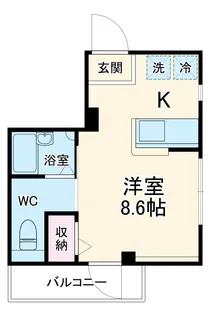 アイリー中原【2階】の間取り