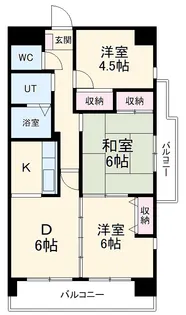 changu3泉【13階】の間取り