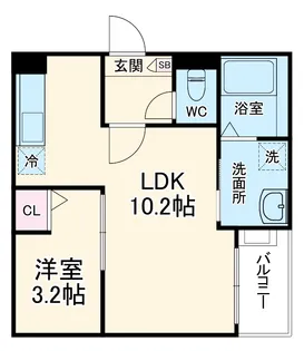 Jack izumi Ⅱ【1階】の間取り