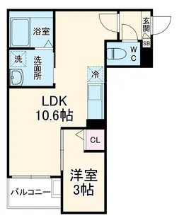 Jack izumi Ⅱ【2階】の間取り