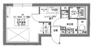 ラヴィエール菊川駅前【1階】の間取り