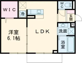 サニーハイツ B【3階】の間取り