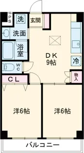 セントラルパークマンション【1階】の間取り