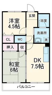 ビラシティ鈴木【3階】の間取り