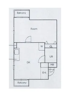 エヴェナール江戸川橋【2階】の間取り