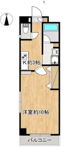 レインボープラザ【203号室】の間取り